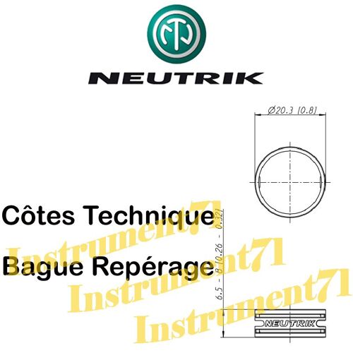 3 Bagues De Répérage Couleur Marron Pour Fiche Xlr Neutrik Série Xx Ref Xxr1