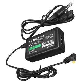 Chargeur Pour Sony Psp - Compatible Avec Les Modèles -1000/Psp-1004 / Brite Psp-3004/Psp Slim & Lite (Psp-2000/Psp-2004)/Psp Street Psp-E1000 Playstation - Alimentation Portable Noir