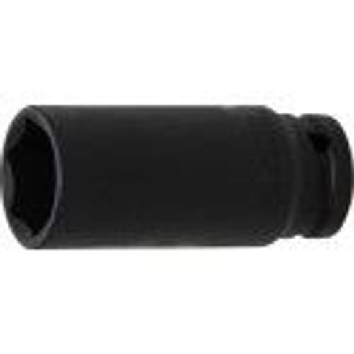 Douille longue ? choc 6 pans carr? 12.5 mm 1/2" taille 24 mm BGS TECHNIC