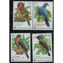 Ile Christmas ( Australie ) Timbres Oiseaux 2002