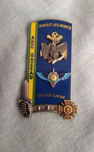 Insigne Promotion Adjudant Chef Joël Gazeaux Sans Attache