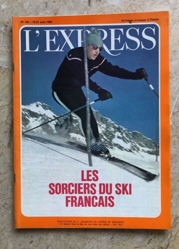 L'express N° 791 Du 15 Août 1966 - Jean-Claude Killy, Champion Du Monde De Ski