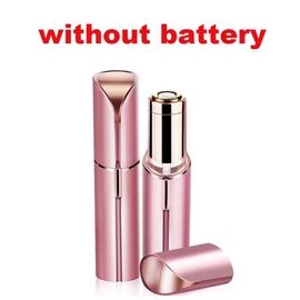 Épilateur Électrique Portable En Forme De Rouge À Lèvres Pour Femmes, Indolore Et Efficace, Épilation Du Visage, Rasoir Domestique, Outil De Rasoir-Battery Mode Rose
