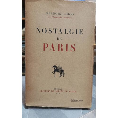 Nostalgie De Paris