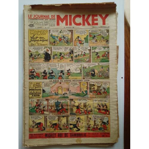 Le Journal De Mickey Avant Guerre N° 212 - 6 Novembre 1938