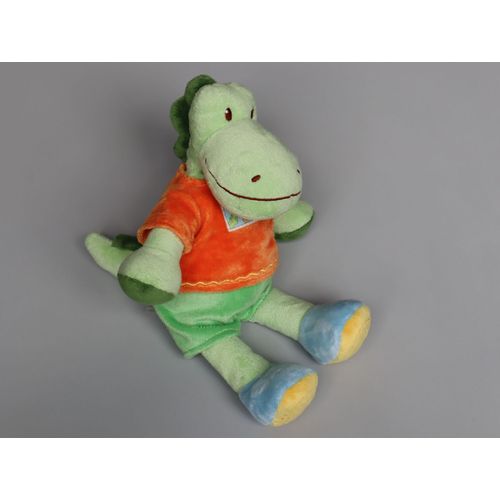 Doudou Crocodile Vert Orange Ma Petite Tribu Kiabi