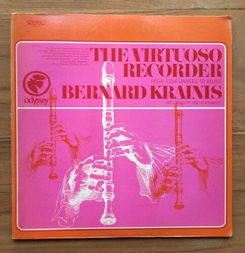 Bernard Krainis – The Virtuoso Recorder, Vinyle, Lp