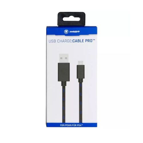 Snakebyte Usb Charge: Ps4 Câble De Charge Ultime Pour Votre Manette 4m