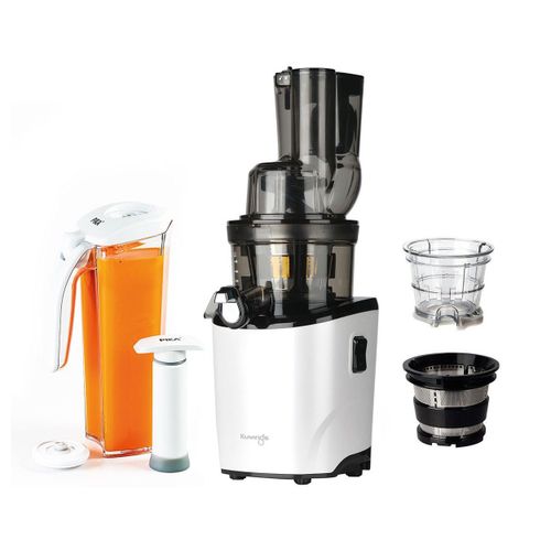 Kuvings - Extracteur de jus REVO830S + kit sorbet & smoothie + kit de conservation de jus sous vide - Blanc