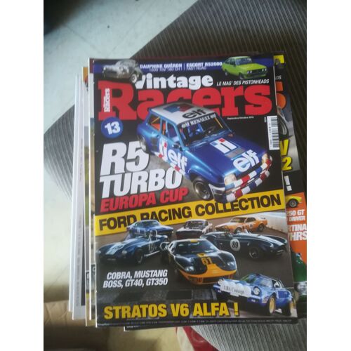 Vintage Racers 13 De 2016 Ford Escort Rs2000 Mk2,Ford Mustang Boss 302 Trans Am,Simca 1100 Ti Mc,Sbarro,Lancia Stratos Hf,Renault Dauphine Queron