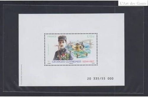 Bloc Poste Aérienne N°81 Guynemer Numéroté