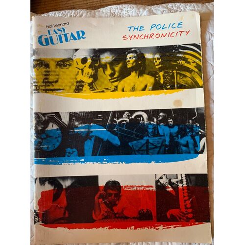 The Police Syncronicity Album Easy Guitar Hal Leonard 