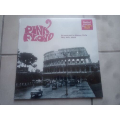Pink Floyd Broadcast In Rome Lp Live 68 Vynil Couleur