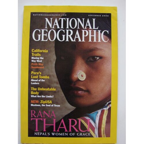 National Geographic  N° 0 : Septembre 2000, Rana Tharu Nepal's Women Of Grace