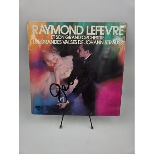 Vinyle 33 Tours Raymond Lefevre Et Son Orchestre (Les Grandes Valses De Johann Strauss) Avec Fourreau (Présence D'écritures Sur Le Fourreau)