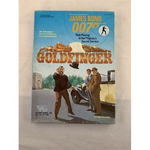 James Bond 007 Jeu De Rôle Descartes Éditions "Goldfinger"