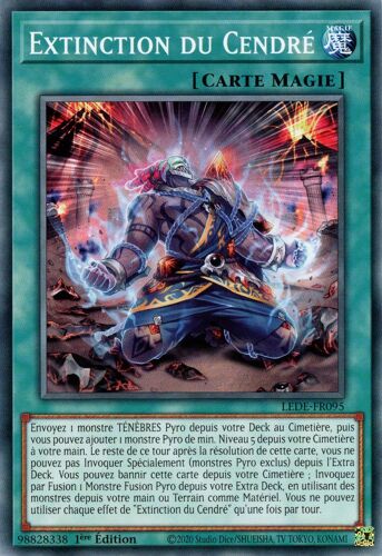Yu Gi Oh Lede Fr095 Extinction Du Cendré