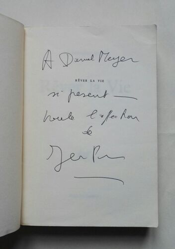 Pierre-Jean Remy Rêver La Vie S.P. Avec Envoi Autographe Signé 1975 Nrf Gallimard