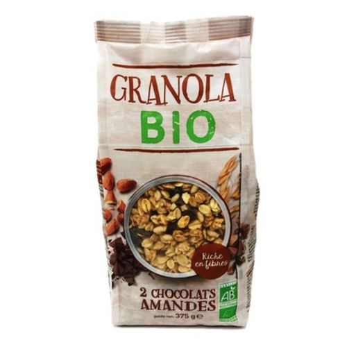 Granola 2 Chocolats Amandes Bio - Sachet 375g