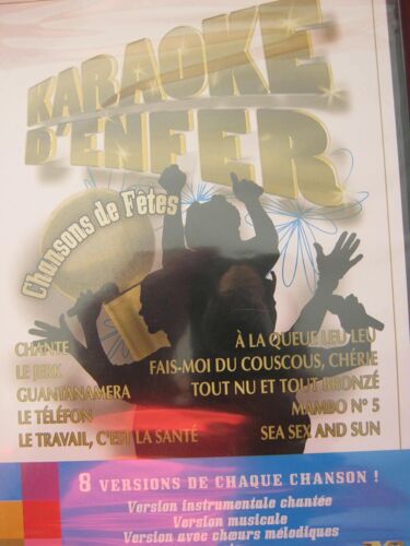 Dvd Karaoke D'enfer Chansons De Fetes