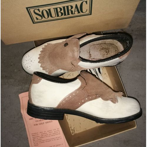 Chaussures De Golf Soubirac Bicolores Taille 38