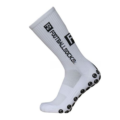 Chaussettes De Football Professionnelles Football Socks Version De Copyright Fs En Silicone Antidérapant Pour Entraînement Et Match Sizes 35-40 Couleur Blanc