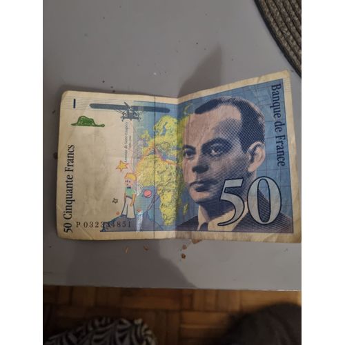 Bonjour Je Mets En Vente Un Billet De 50 Francs De Saint Exupery De 1997.