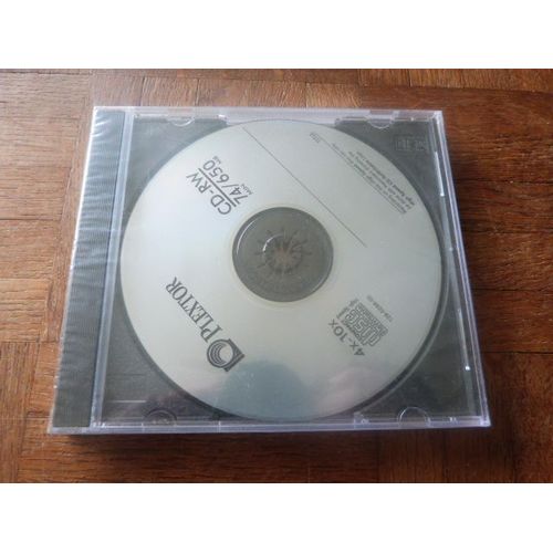 CD-RW PLEXTOR 74 MIN / 650 MB