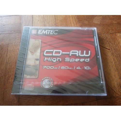 EMTEC CD-RW High Speed 700 MB / 80 MIN