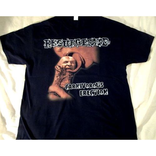 T-Shirt Regurgitate "Carnivorous Erection" - Taille L