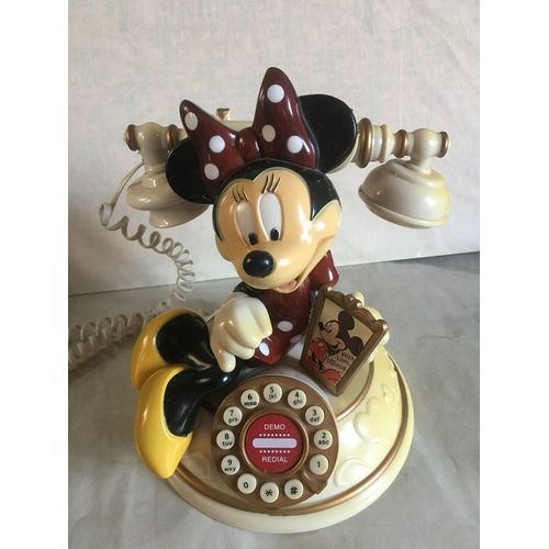 Telephone Disney De Collection Minnie - Objet De Collection Pas Un Jouet