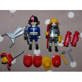Lot Playmobil Accessoires Et Persos Pompiers