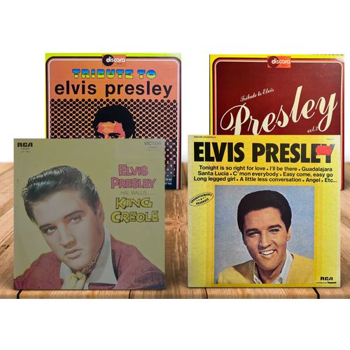 Lot Elvis Presley - 4 X Disques Vinyles Lp 33t