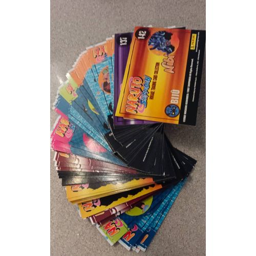 Lot 10 Cartes Panini Naruto Shippuden Au Choix