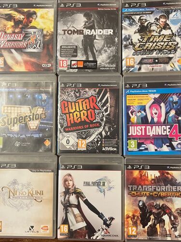 Vends 15 Jeux Ps3, Édition Française En Bon État