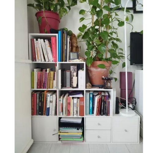 Bibliothèque Meuble Escalier Blanc