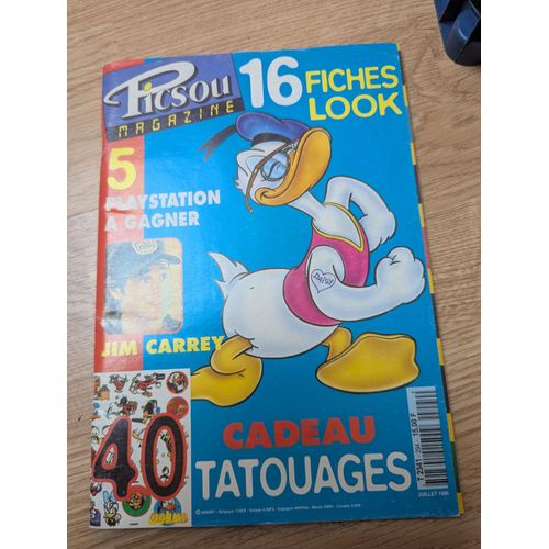 Picsou Magazine 294 Avec Ses 40 Tatouages Voir Photos