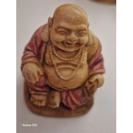 Statue résine bouddha du bonheur. 5 cm.