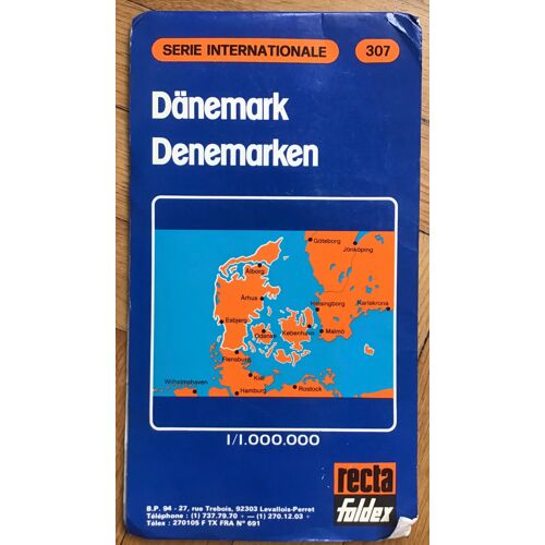 Carte Recta Foldex 307 / Danemark