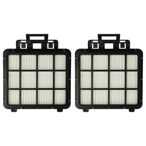 vhbw 2x filtre compatible avec Beko VCM71602AD, VCC 4770, BKS 5422, BKS 5440 A, VCO 42701, 5440, 5423 aspirateur - filtre HEPA noir / blanc