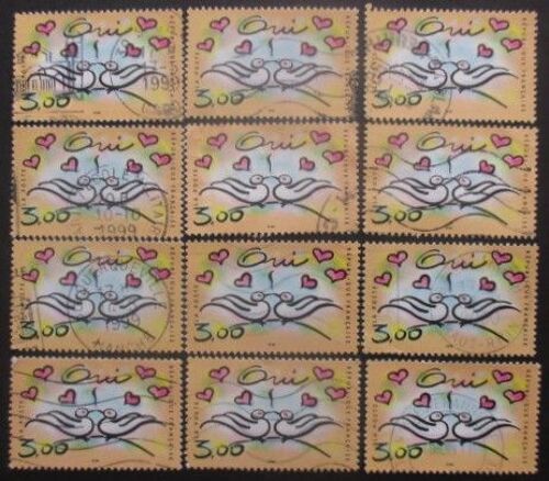 France N°3229 X 12 Oblitéré