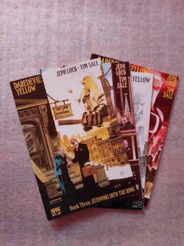 Lot De 4 Daredevil Yellow Book N° Three - Four - Five Et Six « Édition Marvel Comics » De Jeph Loeb Et Tim Sale