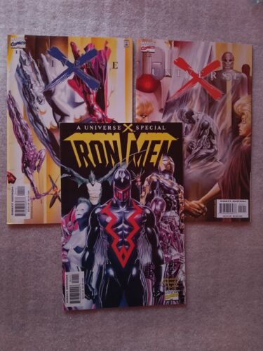 Lot De 3 Universe X - Universe X Tome 11 , 12 Et A Universe X Spécial : Iron Men « Édition Marvel Comics » De De Jim Krueger , Dougie Braithwaite , Bill Reinhold , Brent Anderson Et Tom Palmer
