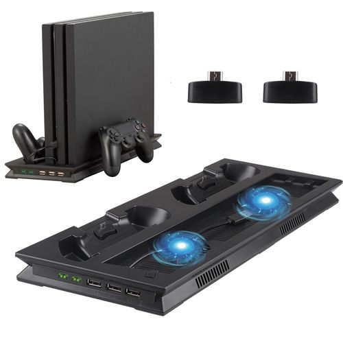 Station D'accueil Pour Chargeur De Ventilateur De Refroidissement À Support Vertical Ps4 Pro Ps4