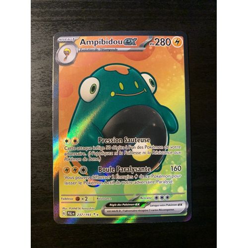 Pokémon Ampibidou Ex 237 / 193 Pal Evolutions À Paldéa