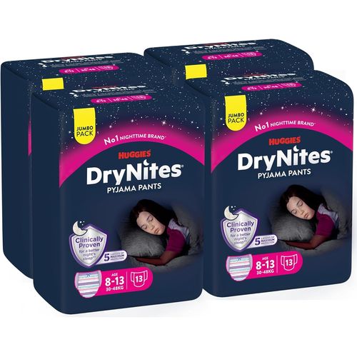 Protections (Couches) Huggies Drynites Pyjama Pants Teen Filles Âge 8-15 Poids 27-57kg
