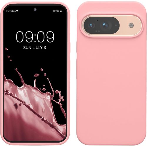 Coque Silicone Rose Pour Google Pixel 9 / Pixel 9 Pro Little Boutik©