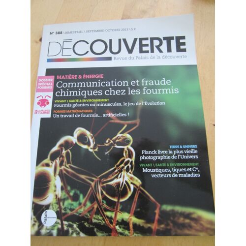 Revue Du Palais De La Découverte 388