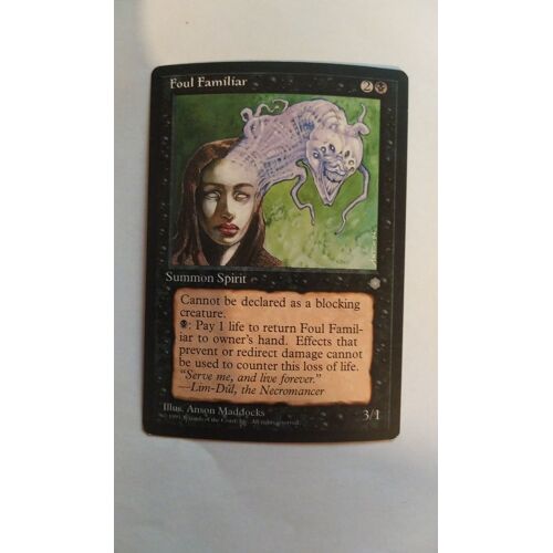 Foul Familiar // Familier Flétri (Ere Glaciaire)