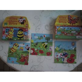 3 Puzzles Les Drôles De Petites Bêtes
